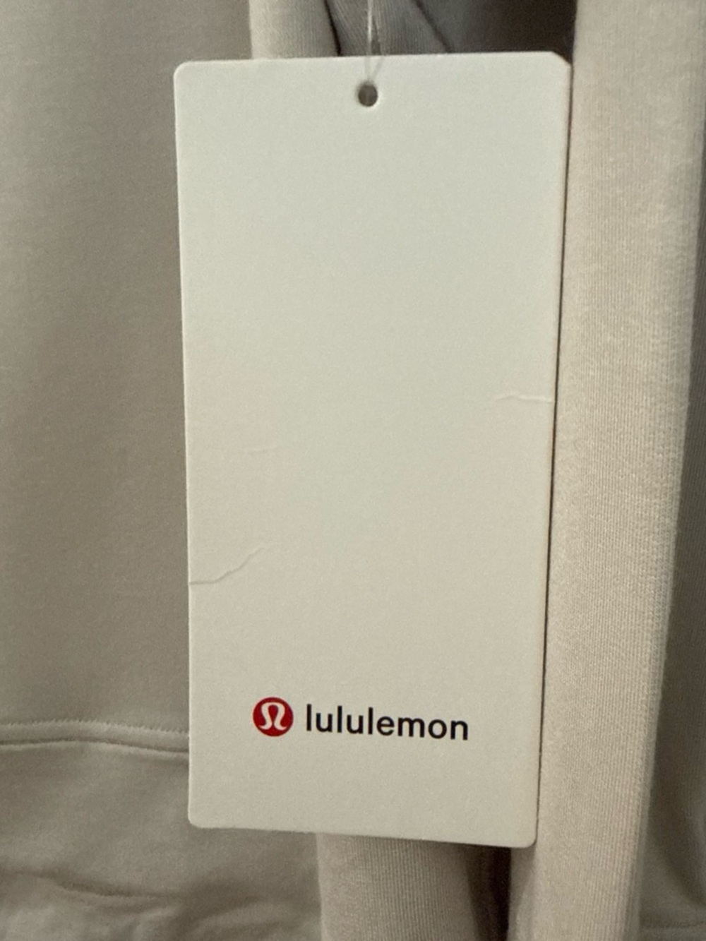 lululemon oversized boatneck Top in Light Taupe - Picture 4 of 6